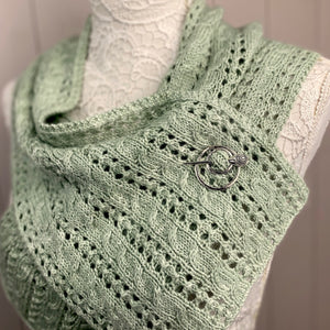 Arabella Cables & Lace Scarf Knitting Kit