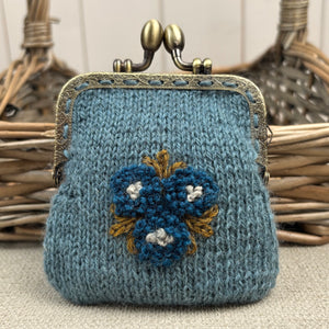 Embroidered Purse Knitting Kit