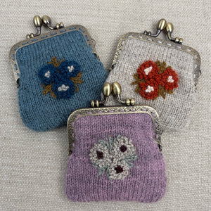 Embroidered Purse Knitting Kit