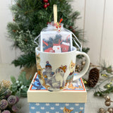 'Kittens in Mittens' Mug & Knitting Kit Gift Set