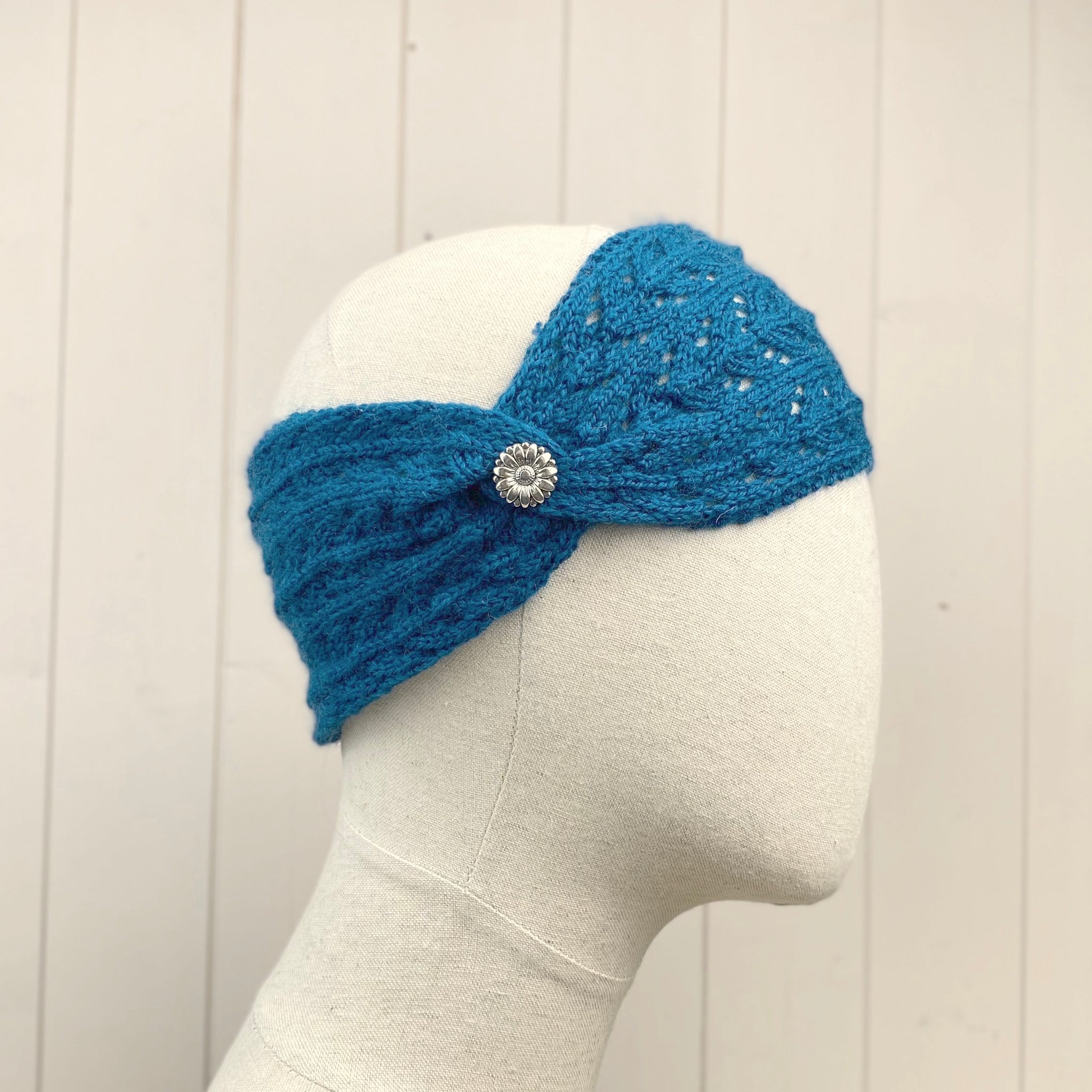 Lace Design Headband Knitting Kit