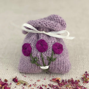 Mini Rose Gift Bag Knitting Kit (makes 2 gift bags)