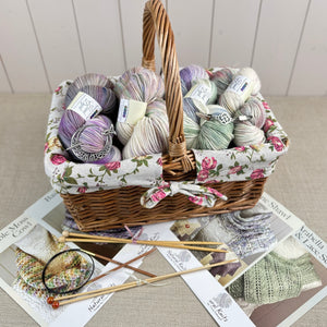 Shades of Weardale Luxury Yarn Selection Gift Basket